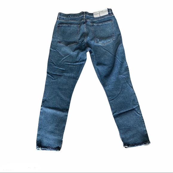 AGOLDE Nico Headlines Raw Hem Distressed Jeans 31 NEW - Picture 9 of 10